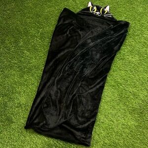 Black Cat Talking Blanket Wrap “Meow”